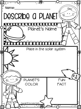 Solar System: Space Print & Digital Activities BUNDLE - Image 2
