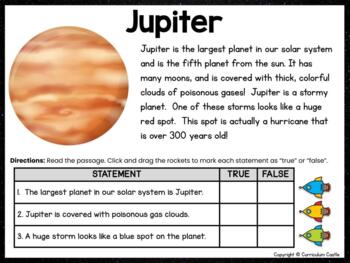 Solar System: Space Print & Digital Activities BUNDLE - Image 3
