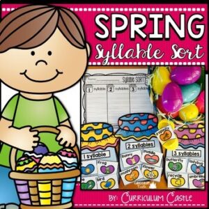 FREE Syllable Sort: Spring Center