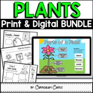 Plants: Plant Life Cycle Print & Digital Activities BUNDLE