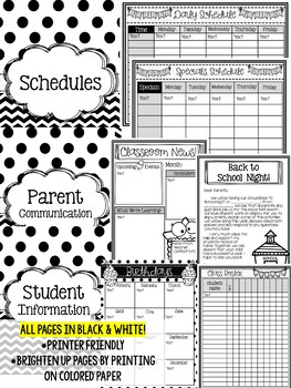 EDITABLE Teacher Binder and Back to School Survival Planner! - Image 4