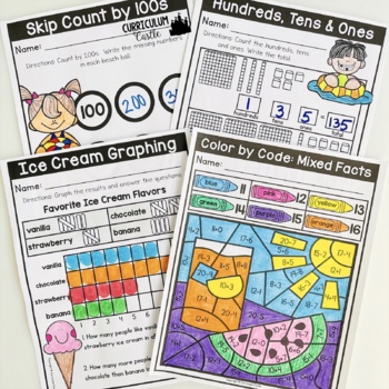 Summer Review Packet for First Grade - Image 2