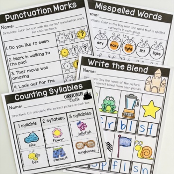 Summer Review Packet for First Grade - Image 3