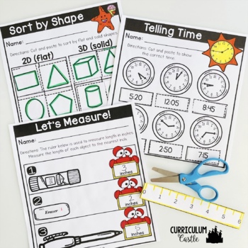 Summer Review Packet for First Grade - Image 4