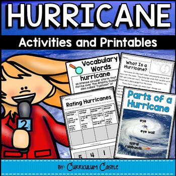 Hurricanes & Hurricane Safety Natural Disasters Activities - CURRICULUM ...