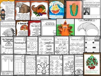 Halloween, Thanksgiving, Winter Holidays PreK & K BUNDLE - Image 3