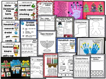 Halloween, Thanksgiving, Winter Holidays PreK & K BUNDLE - Image 4