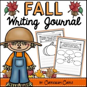 Fall (Autumn) Writing Journal {K-2} NO PREP