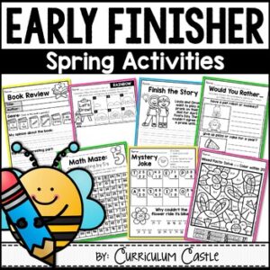 Early Finisher Spring Activities for 1st & 2nd Grade