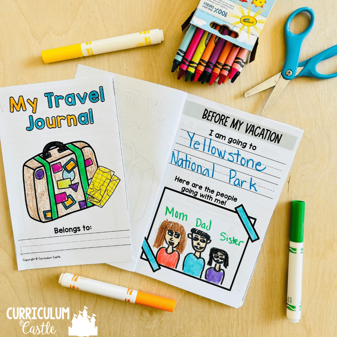 Travel Journal: Student Vacation Writing Activity - Image 2