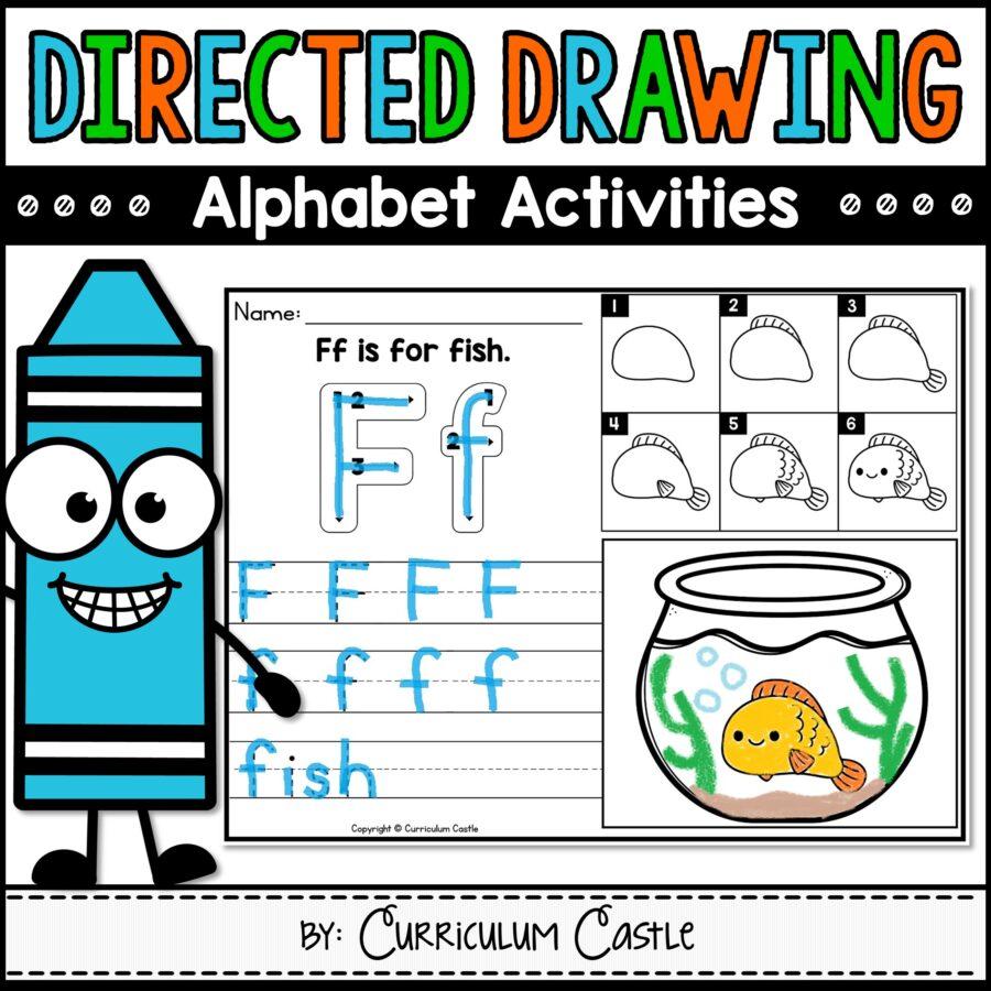 Alphabet A-Z Coloring Pages for Kids Printable