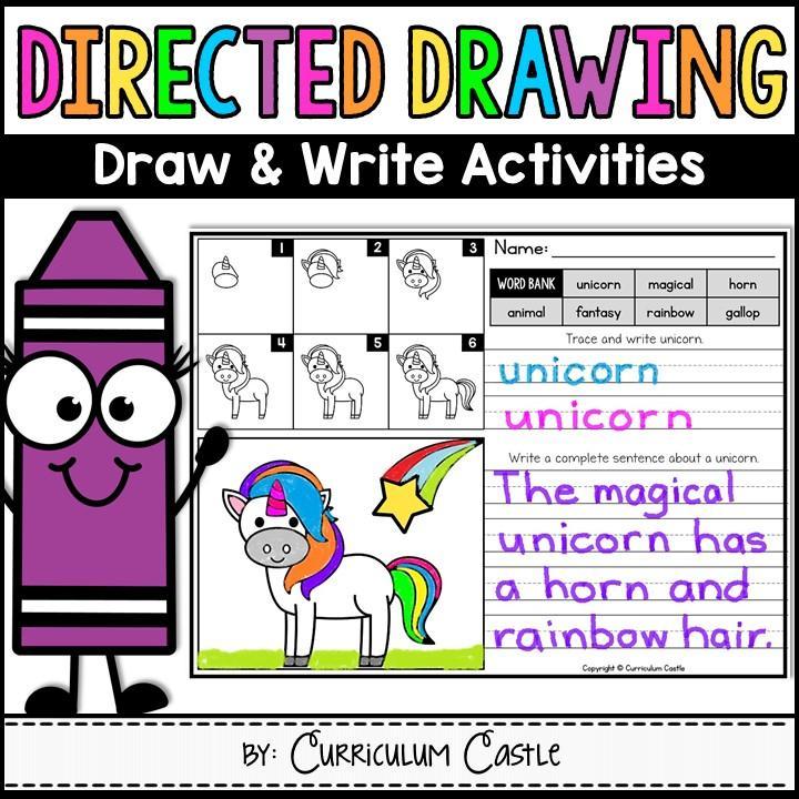 directed drawing sentences cover