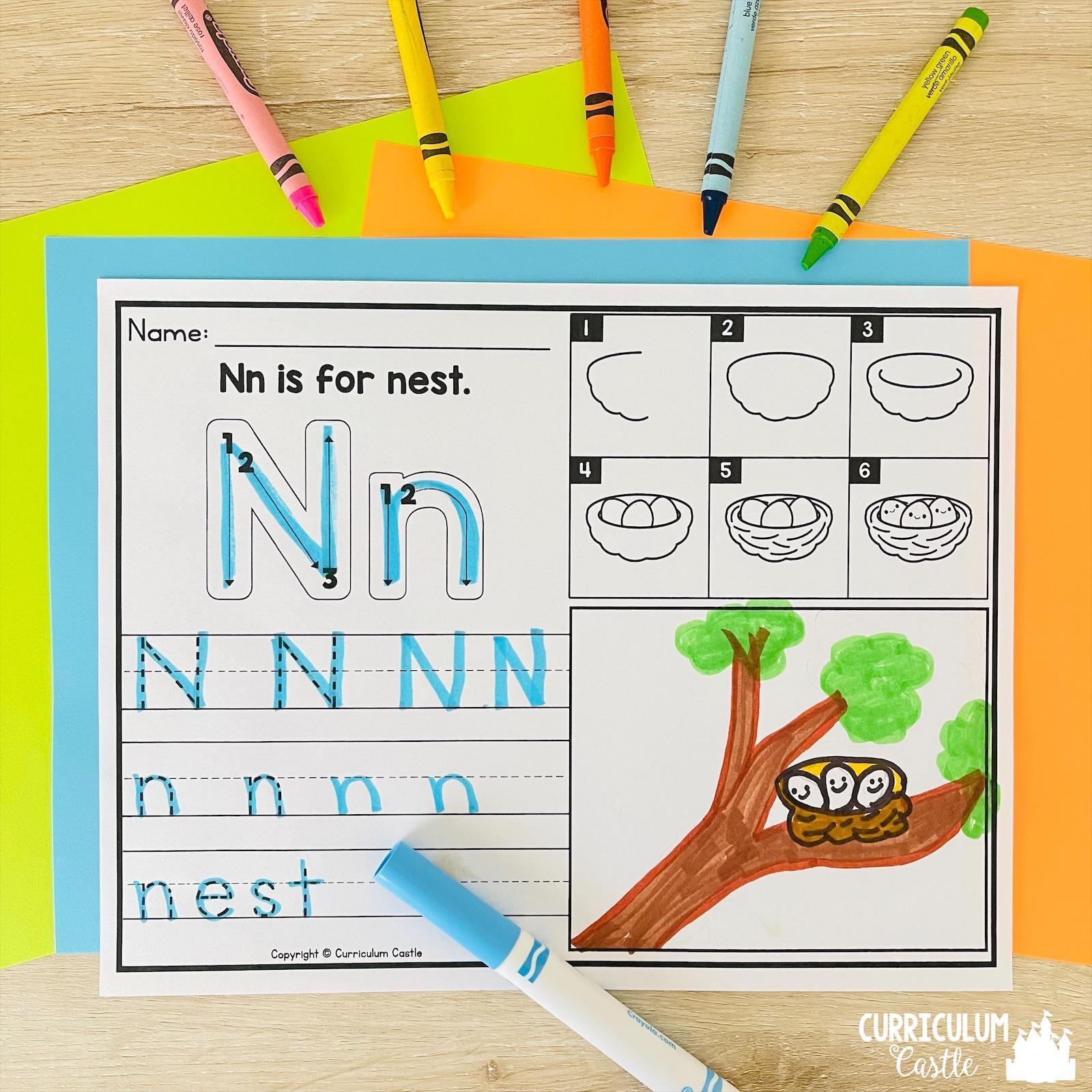Alphabet Directed Drawing Activities - Image 4