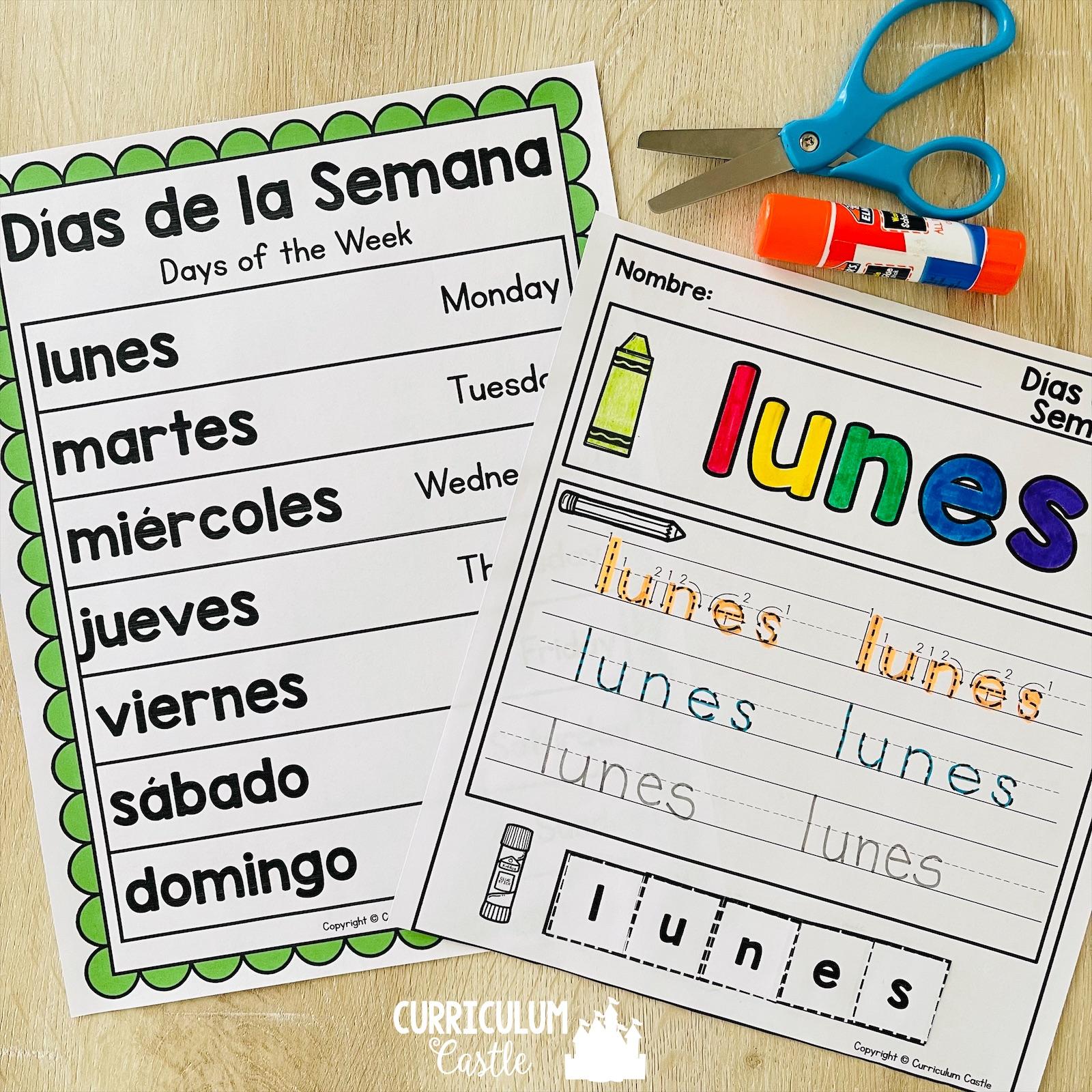 Spanish MEGA Bundle: Alphabet, Numbers, Colors & Calendar - Image 9