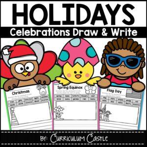 Holiday Celebrations Writing Journal