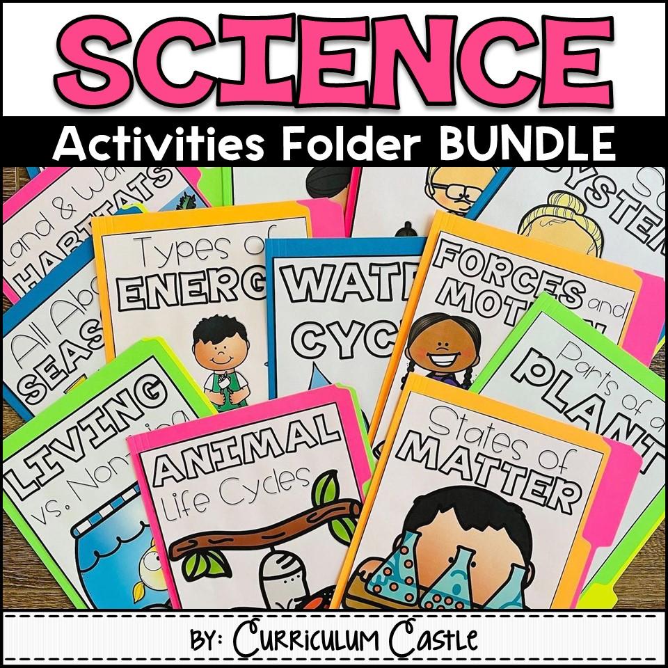 LIFE, EARTH & PHYSICAL SCIENCE Activities Folder MEGA BUNDLE