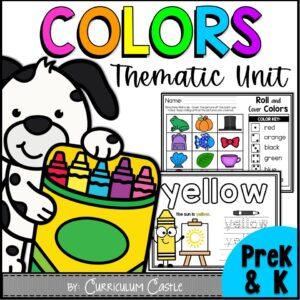 Colors Thematic Unit: Color Activities & Printables