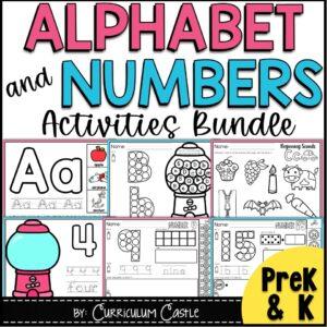 Alphabet & Numbers Activities BUNDLE
