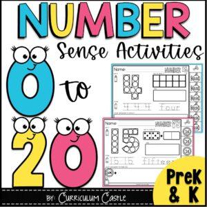 Number Sense Activities: Numbers 0-20