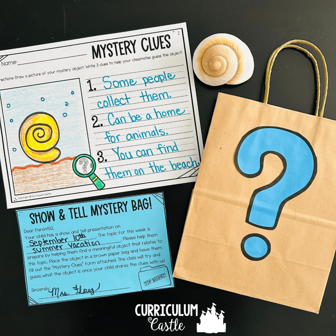 show & tell mystery bag