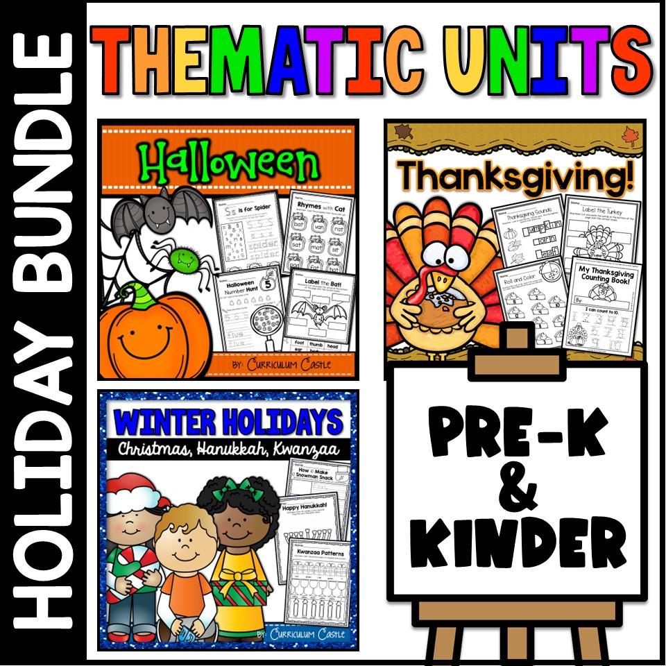 holiday prek-k bundle