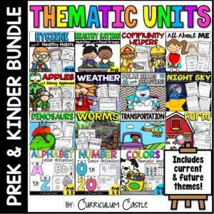 Thematic Units for PreK & Kindergarten MEGA BUNDLE