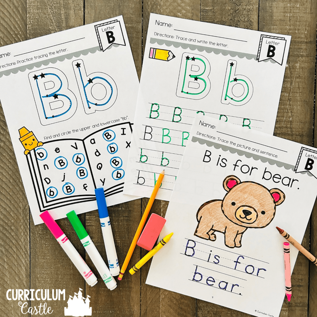 Alphabet A-Z: Beginner Letter Worksheets (Tracing, Writing & Letter Recognition) - Image 2