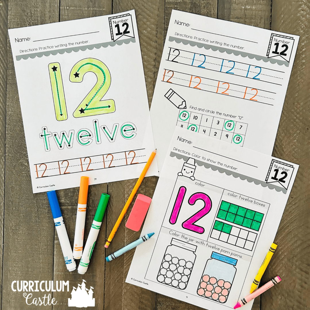 number worksheets