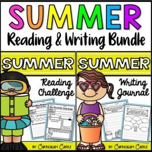 Summer Reading & Writing Challenge (Reading Response & Journal) BUNDLE