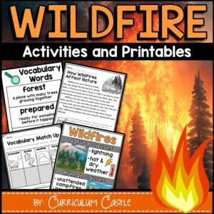 Wildfires & Wildfire Safety Natural Disasters Activities